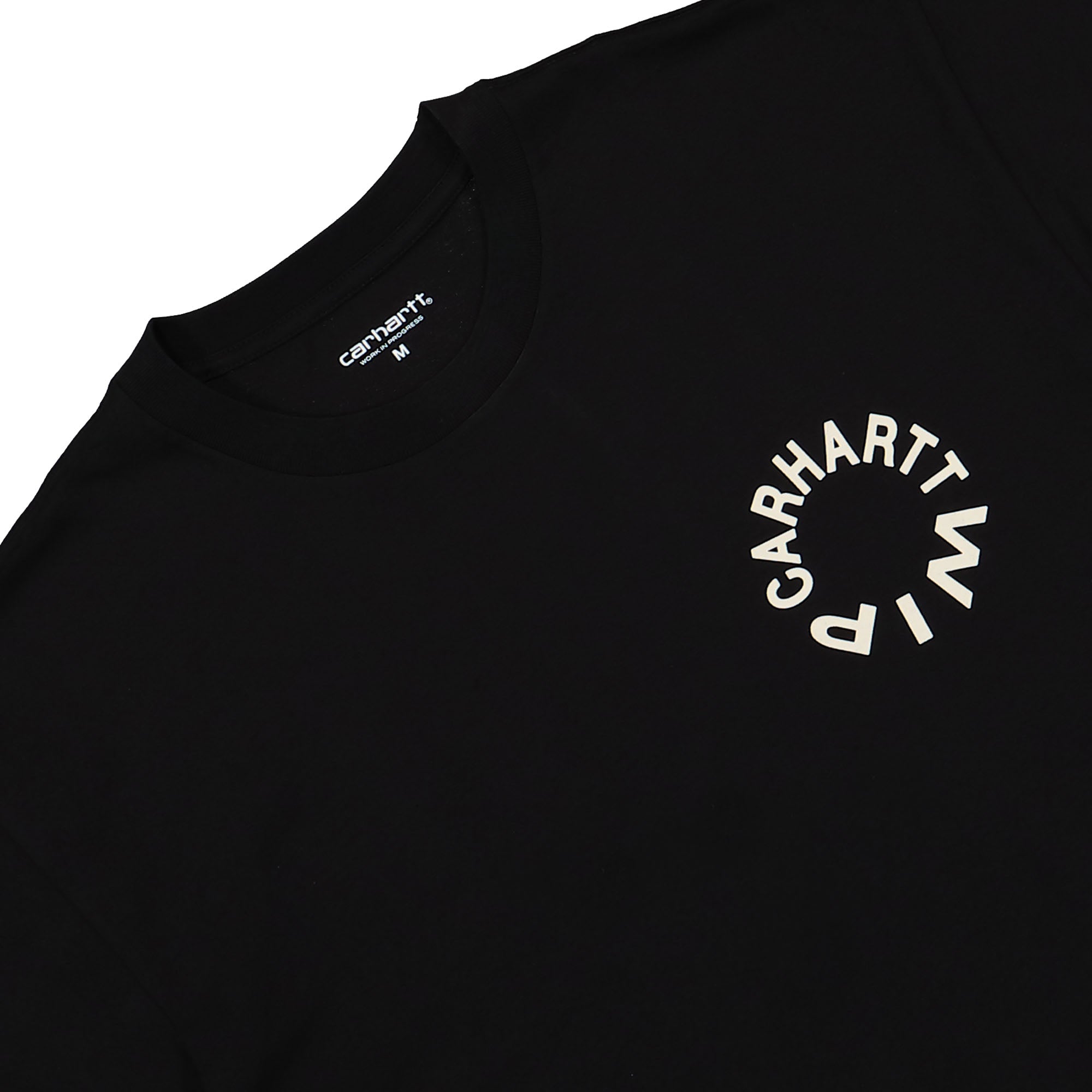 Carhartt WIP S/S Work Varsity T-Shirt Black / Wax T-Shirts Material | Overkill