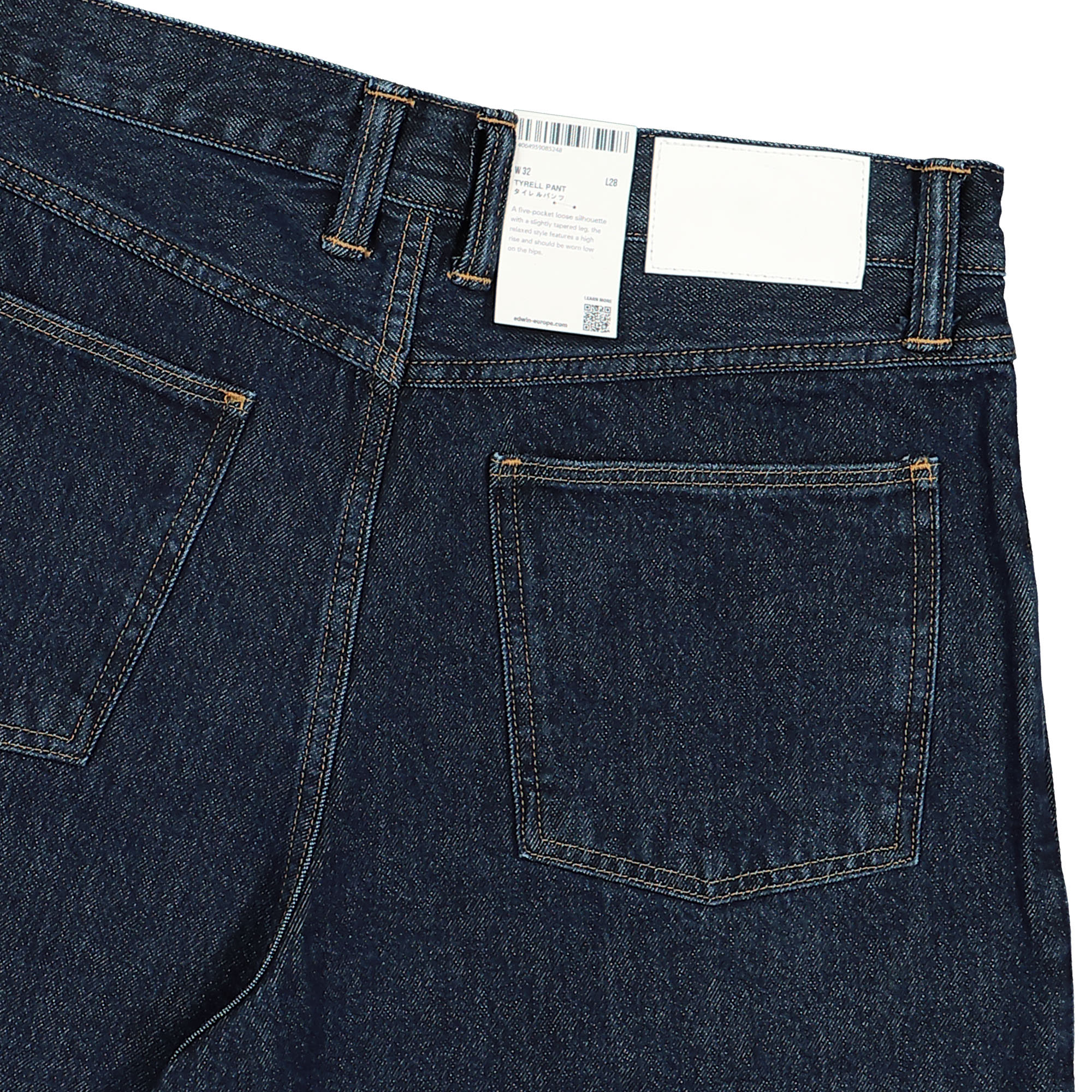 Edwin Tyrell Pant Blue Dark Marble Wash Jeans Detail view 1 | Overkill