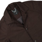 Edwin Mac Wool Coat Dark Brown Coats Detail view 1 | Overkill