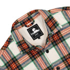 Edwin Sven II LS Lined Shirt White / Red Shirts Close-up | Overkill