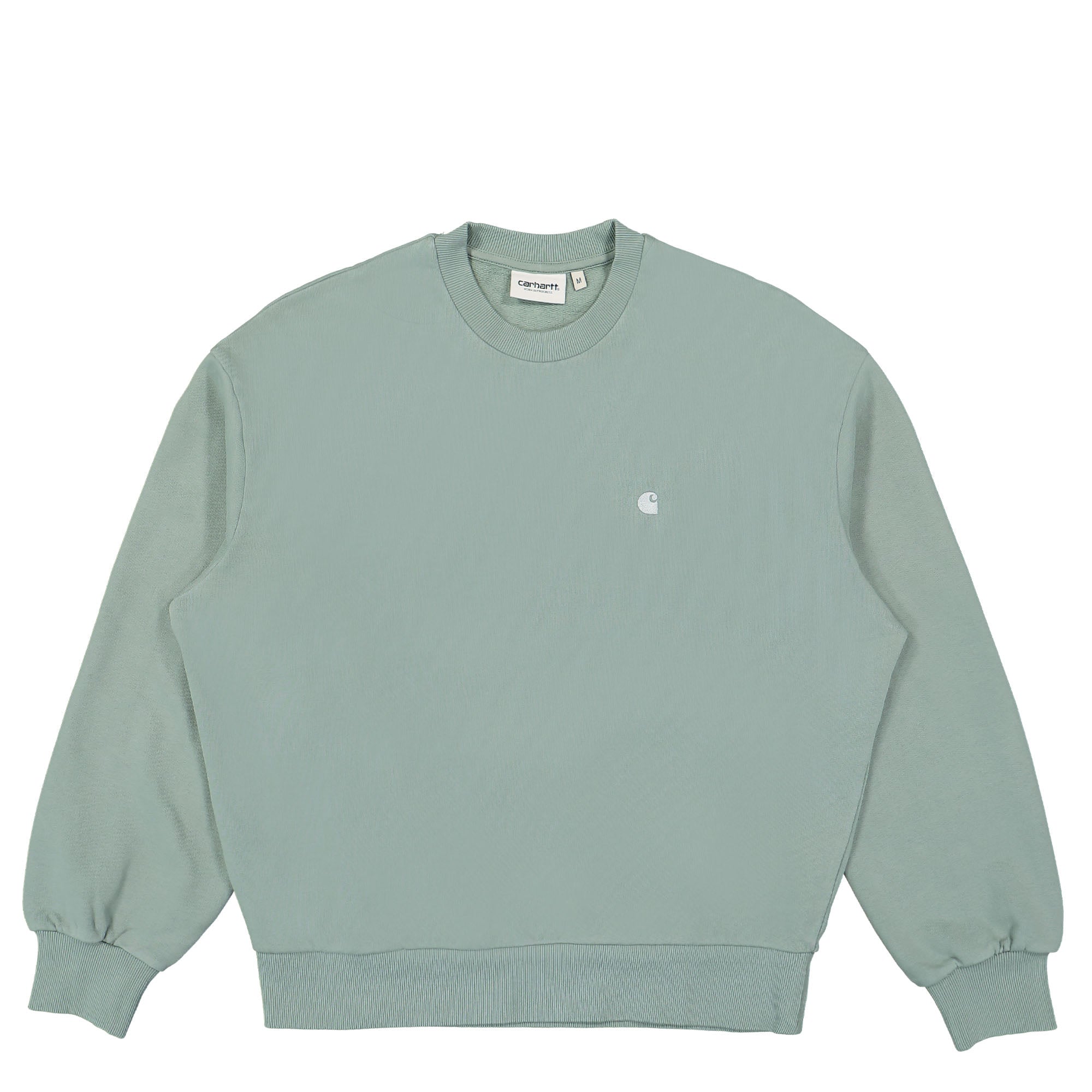 Carhartt WIP W Casey Sweatshirt Glassy Teal / Silver Sweatshirts I032643.1RJ.XX.03 | Overkill