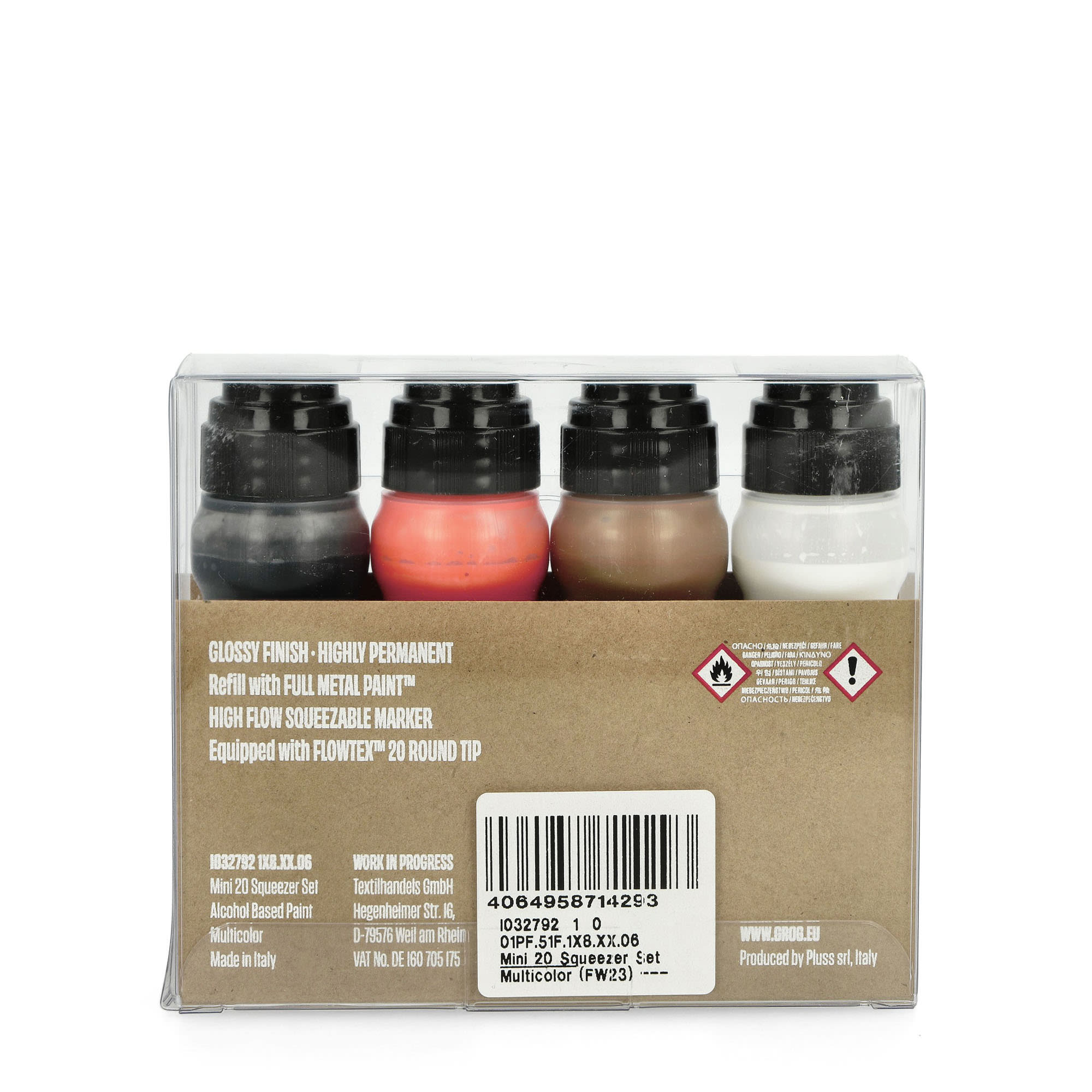 Carhartt WIP Grog x Carhartt WIP Mini 20 FMP Squeezer Set Multicolor Marker Detail view 1 | Overkill