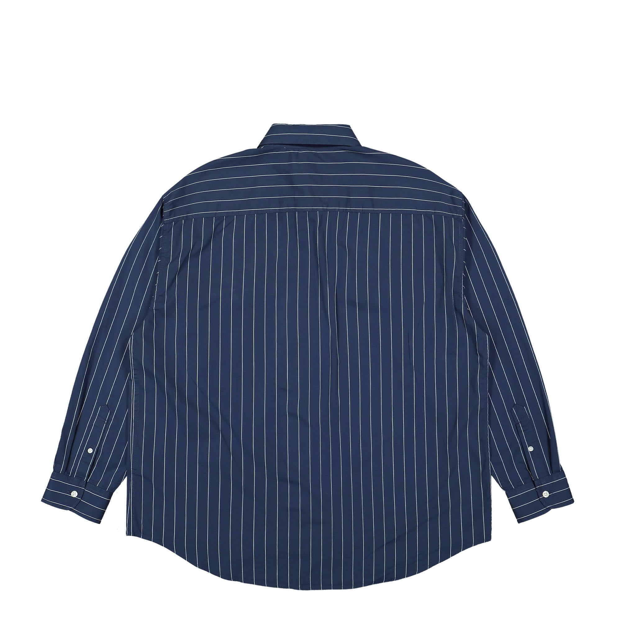 Carhartt WIP L/S Orlean Shirt Orlean Stripe Blue / White Shirts Material | Overkill
