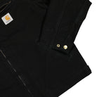 Carhartt WIP Detroit Jacket Dearborn Black / Black Aged Canvas Jackets Detailfoto | Overkill