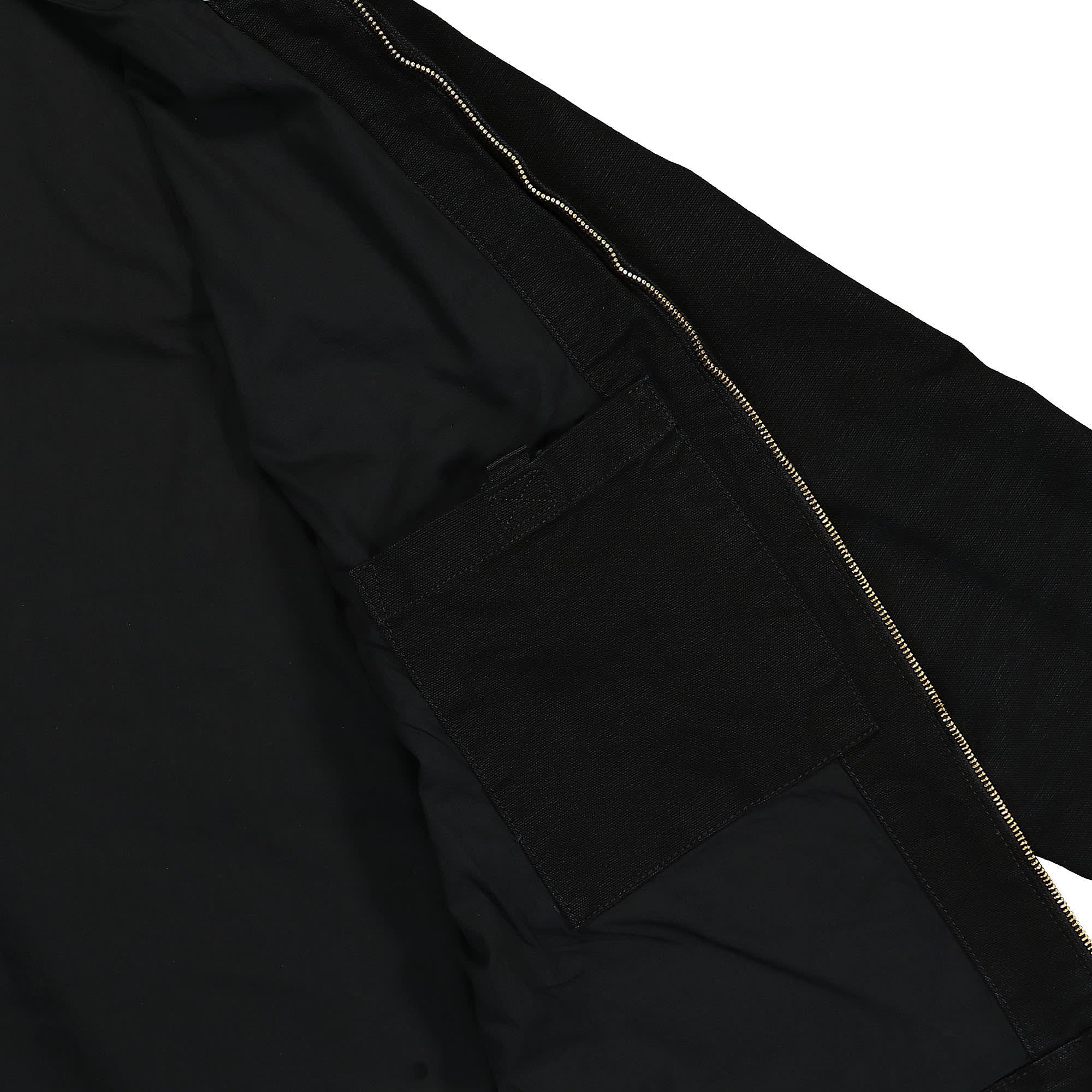 Carhartt WIP Detroit Jacket Dearborn Black / Black Aged Canvas Jackets Detail view 1 | Overkill