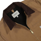 Carhartt WIP Detroit Jacket Dearborn Hamilton Brown / Tobacco Rigid Jackets Close-up | Overkill