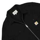 Carhartt WIP L/S Craft Zip Shirt Black Jackets Close-up | Overkill