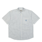 Carhartt WIP S/S Linus Shirt Linus Stripe, Bleach / White Shirts I033028.21Z.XX | Overkill