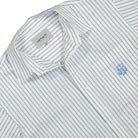 Carhartt WIP S/S Linus Shirt Linus Stripe, Bleach / White Shirts Close-up | Overkill