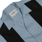 Carhartt WIP S/S Durango Shirt Frosted Blue / Black Shirts Close-up | Overkill