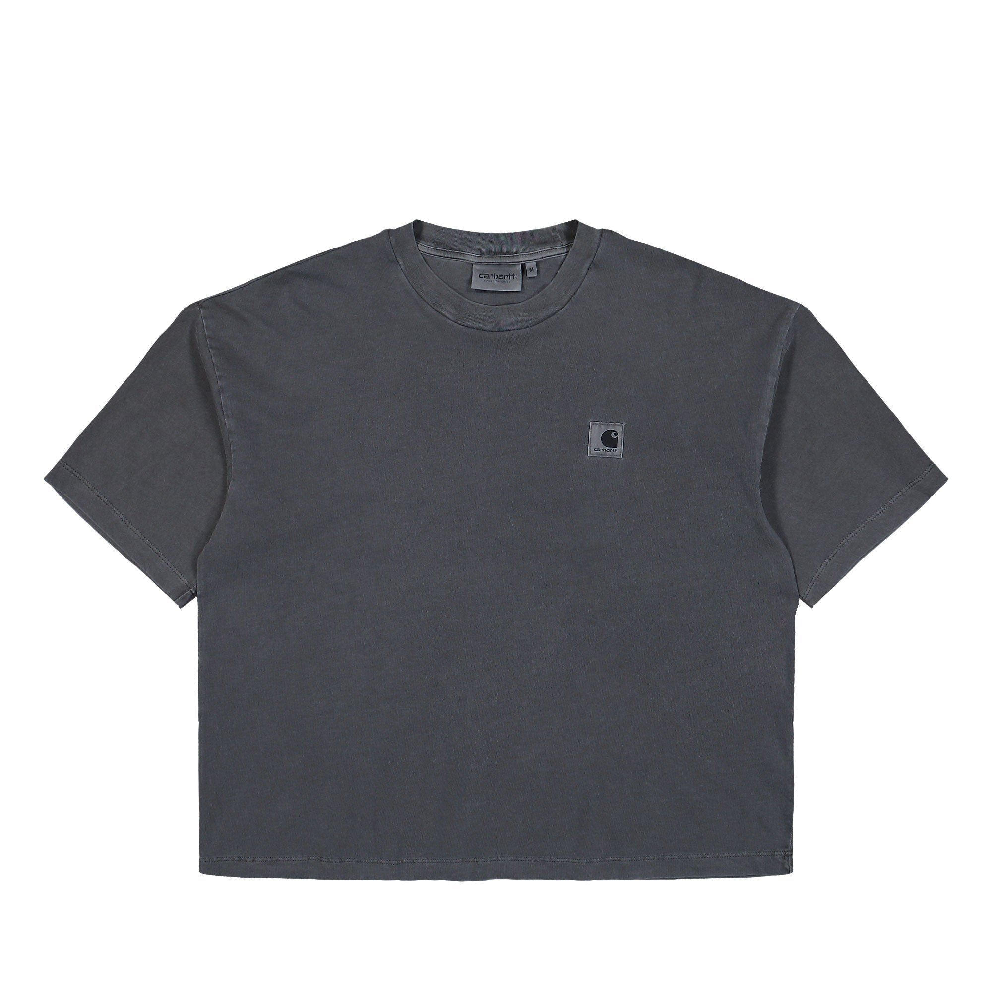Carhartt WIP W S/S Nelson T-Shirt Black Garment Dyed T-Shirts I033051.89.GD.03 | Overkill
