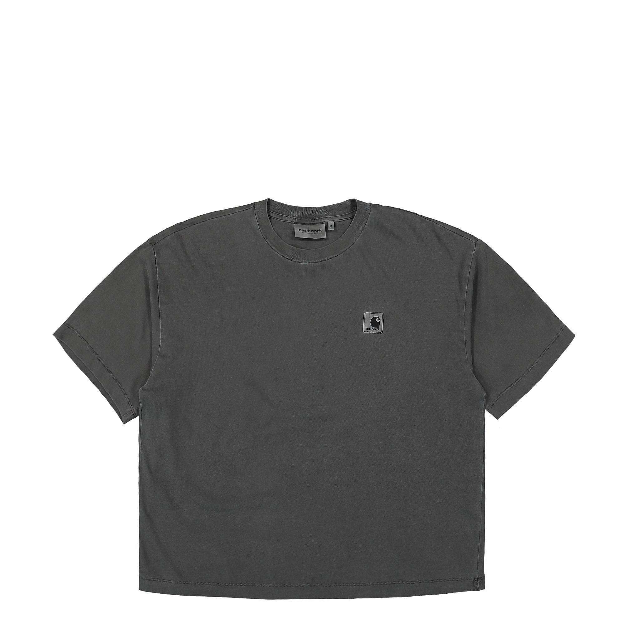 Carhartt WIP W S/S Nelson T-Shirt Charcoal Garment Dyed T-Shirts I033051.98.GD | Overkill