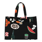 Carhartt WIP Canvas Graphic Beach Bag Dearborn Isis Maria Dinner Print / Black Tote Bags & Shoppers I033104.23J.XX | Overkill