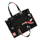 Carhartt WIP Canvas Graphic Beach Bag Dearborn Isis Maria Dinner Print / Black Tote Bags & Shoppers Detailfoto | Overkill