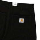 Carhartt WIP Double Knee Short Marshall Black Rinsed Shorts Detail view 1 | Overkill