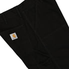 Carhartt WIP Double Knee Short Marshall Black Rinsed Shorts Detail view 2 | Overkill