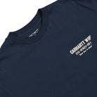 Carhartt WIP S/S Less Troubles T-Shirt Blue / Wax T-Shirts Material | Overkill