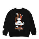 Edwin EMC Radio Sweat Black Sweatshirts Close-up | Overkill