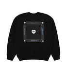 Carhartt WIP Heart Bandana Sweat Black / White Stone Washed Sweatshirts Close-up | Overkill