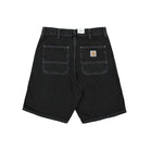 Carhartt Simple Short Black Heavy Stone Washed Shorts I033333.89.60.00 Close-up | Overkill
