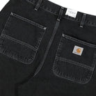 Carhartt Simple Short Black Heavy Stone Washed Shorts I033333.89.60.00 Detail View 2 | Overkill
