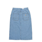 Carhartt W Colby Skirt Blue Stone Bleached Skirt I033334.01.12.03 Close-up | Overkill
