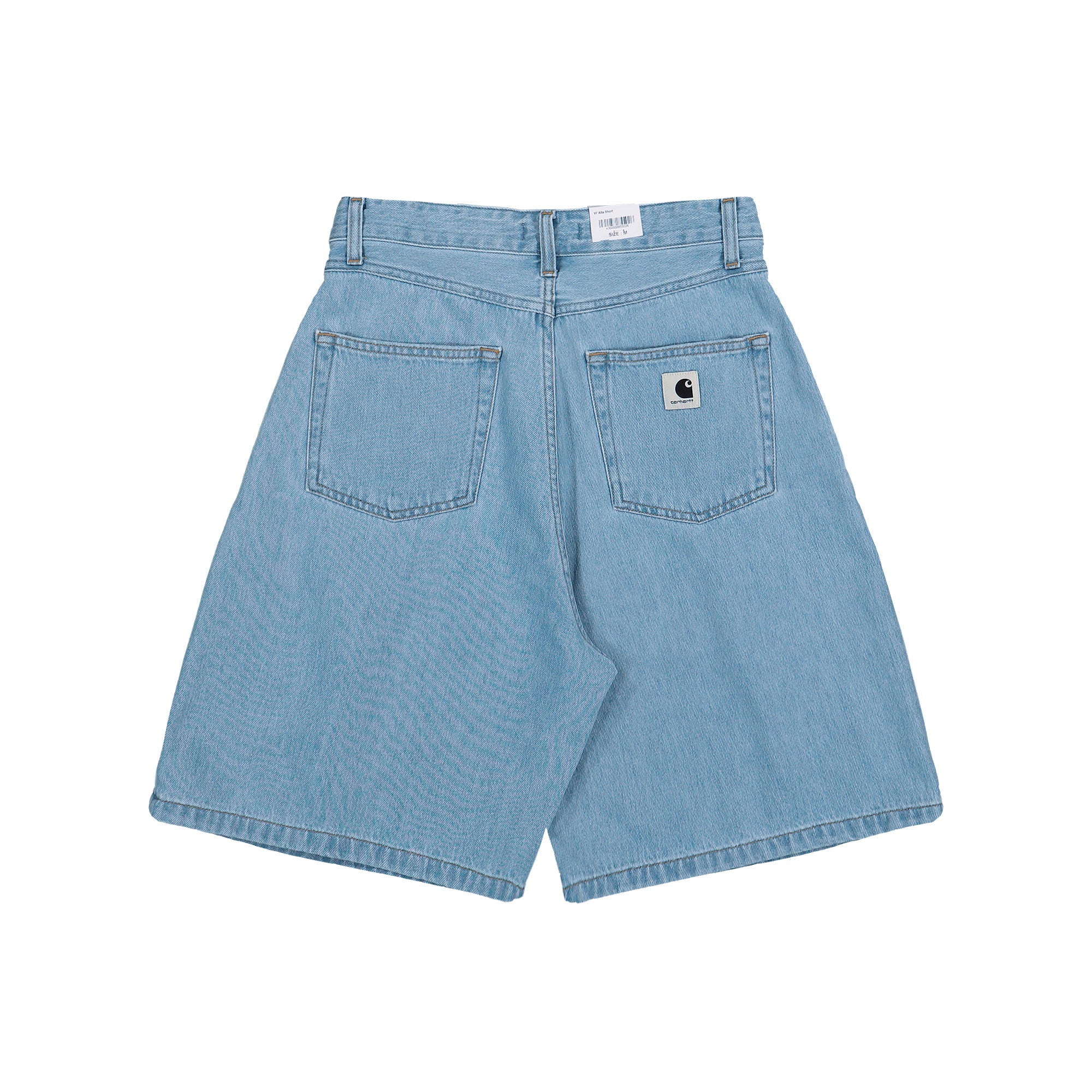 Carhartt WIP W Alta Short Blue Stone Bleached Short I033345.01.12.03 Close-up | Overkill
