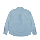 Carhartt WIP Harvey Shirt Jacket Olympia Blue Stone Bleached Jackets Material | Overkill