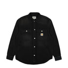 Carhartt WIP Harvey Shirt Jac Black Dark Used Wash Shirts I033346.89.4L.03 | Overkill