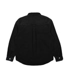 Carhartt WIP Harvey Shirt Jac Black Dark Used Wash Shirts Material | Overkill