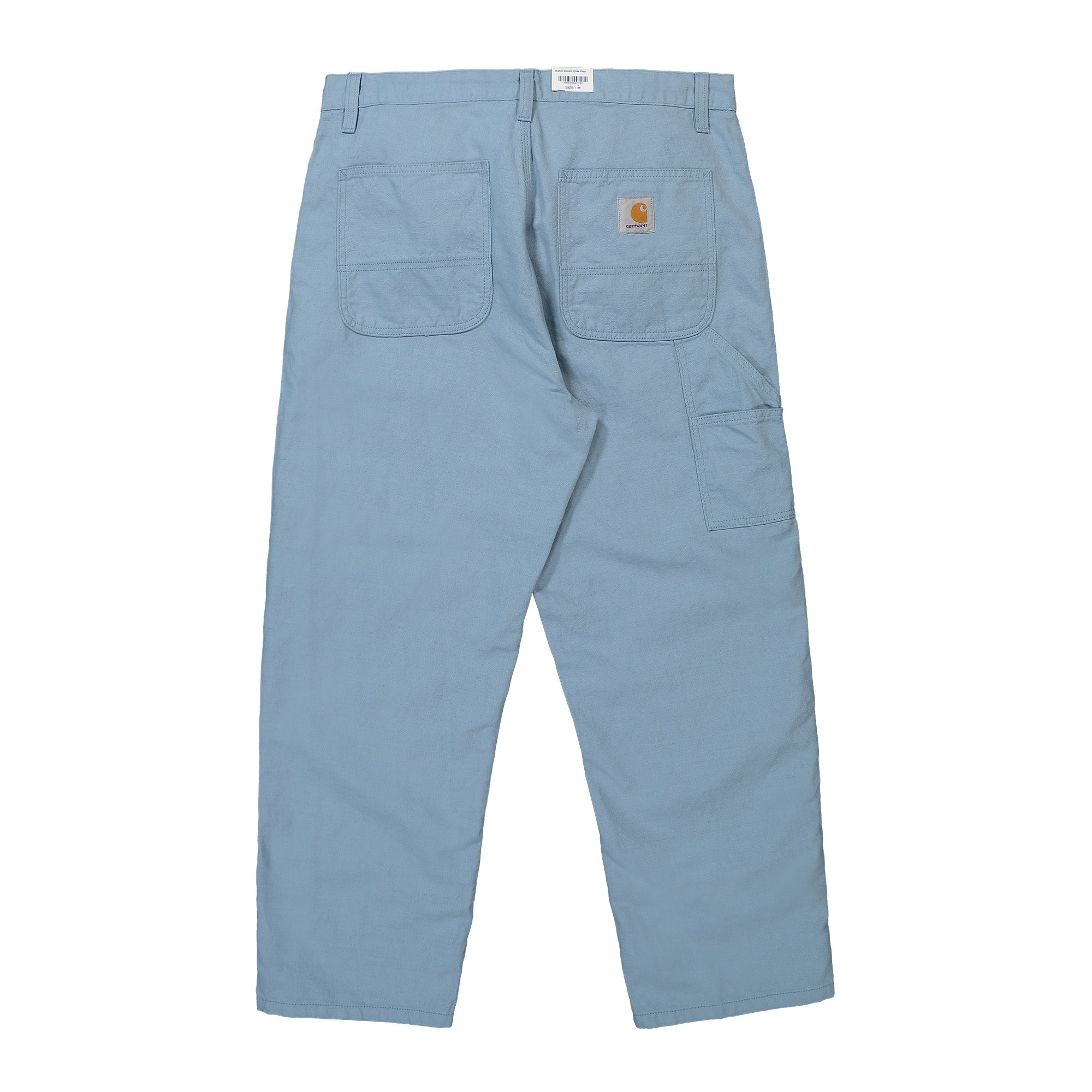 Carhartt WIP Walter Double Knee Pant Misty Sky Rinsed Casual Pants Material | Overkill