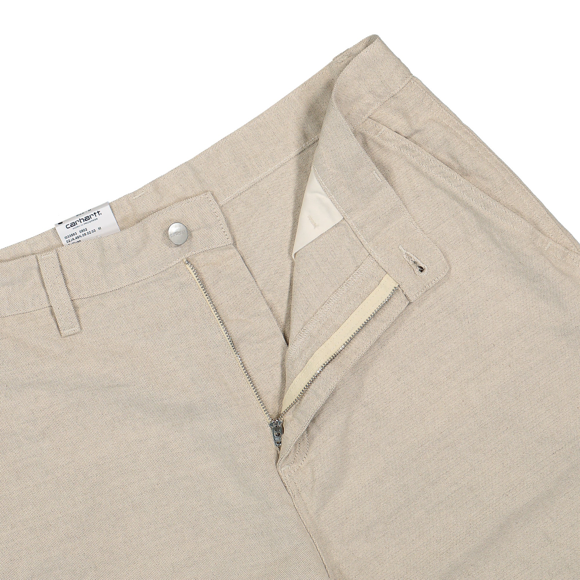 Carhartt WIP Walter Single Knee Short Natural Rinsed Shorts Detailfoto | Overkill