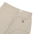 Carhartt WIP Walter Single Knee Short Natural Rinsed Shorts Detail view 1 | Overkill