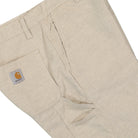 Carhartt WIP Walter Single Knee Short Natural Rinsed Shorts Detail view 2 | Overkill