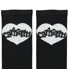 Carhartt WIP Amour Socks Black / White Socks Close-up | Overkill