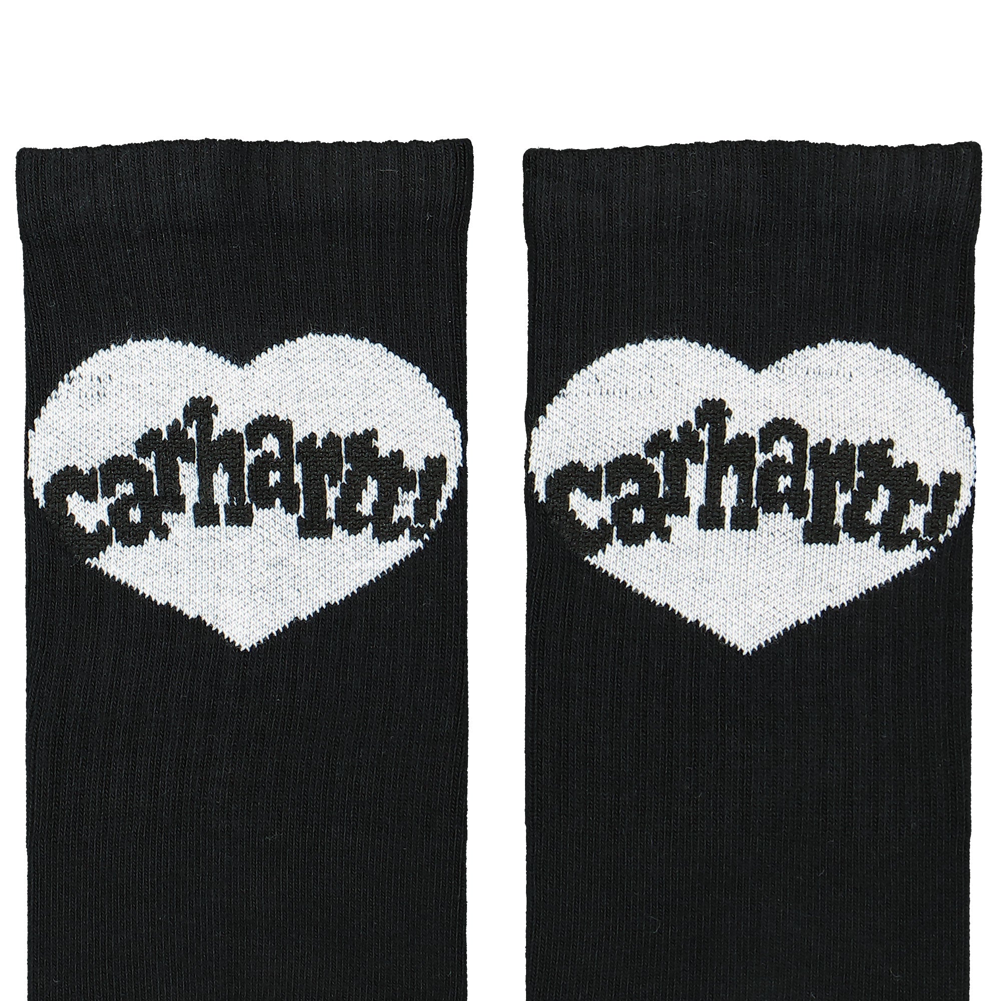 Carhartt WIP Amour Socks Black / White Socks Close-up | Overkill