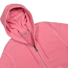 Carhartt WIP Hooded Duster Script Jacket Charm Pink Hoodies Close-up | Overkill