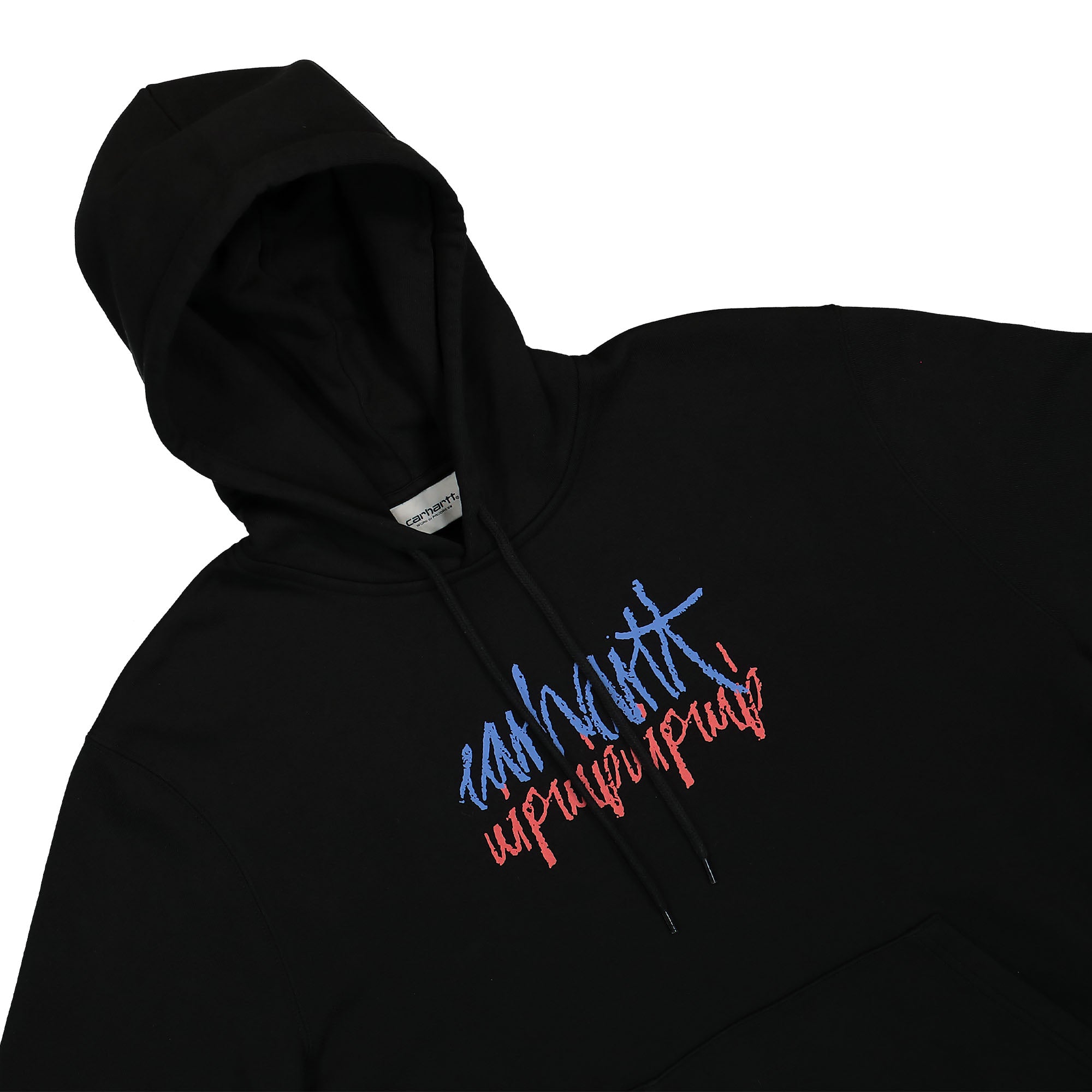 Carhartt WIP Hooded Stereo Sweat Black Hoodies Material | Overkill