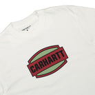 Carhartt WIP S/S Press Script T-Shirt White T-Shirts Close-up | Overkill