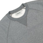 Carhartt WIP Chase Sweat Dark Grey Heather / Gold Sweatshirts Close-up | Overkill