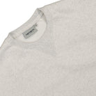 Carhartt WIP Chase Sweat Ash Heather / Gold Sweatshirts Close-up | Overkill