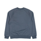 Carhartt WIP Chase Sweat Cozy Blue / Gold Sweatshirts I033660.3LP.XX.03 Close-up | Overkill
