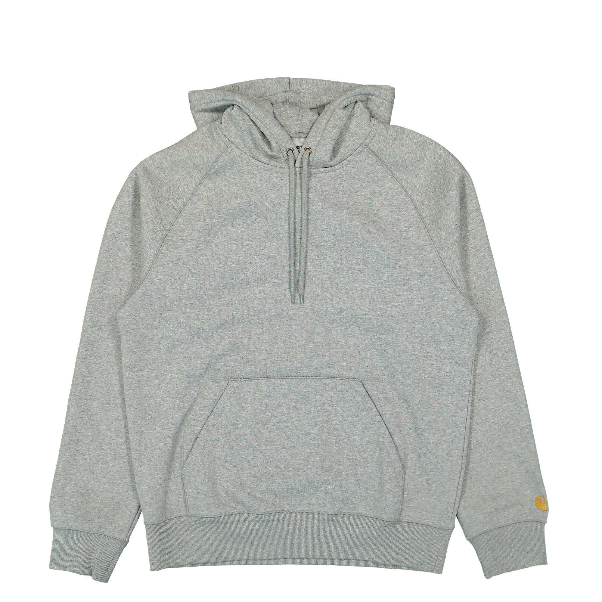Carhartt WIP Hooded Chase Sweat Grey Heather / Gold Hoodies I033661.00M.XX.03 | Overkill