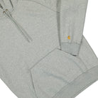 Carhartt WIP Hooded Chase Sweat Grey Heather / Gold Hoodies Detailfoto | Overkill