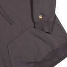 Carhartt WIP Hooded Chase Sweat Shale / Gold Hoodies I033661.3LN.XX.03 Detail View 1 | Overkill
