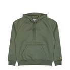 Carhartt WIP Hooded Chase Sweat Leaf / Gold Hoodies I033661.3LR.XX.03 | Overkill
