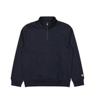 Carhartt WIP Chase Neck Zip Sweat Dark Navy / Gold Sweatshirts I033665.00H.XX.03 | Overkill
