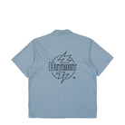 Carhartt WIP S/S Ablaze Shirt Misty Sky / Black Shirts Close-up | Overkill