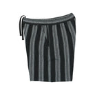Carhartt WIP Dodson Short Dodson Stripe, Black Shorts Close-up | Overkill