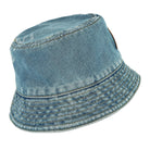 Carhartt WIP Stamp Bucket Hat Stamp Print / Blue Bleached Bucket Hats Close-up | Overkill